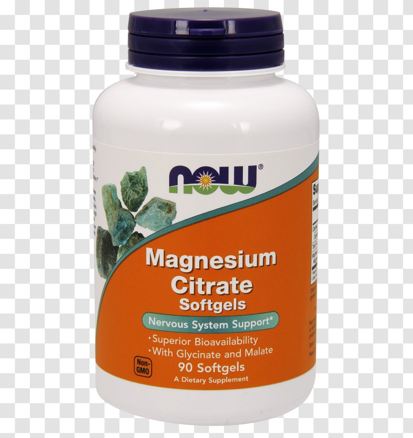 Magnesium Citrate Dietary Supplement Food Capsule - Mineral - Glycinate Transparent PNG