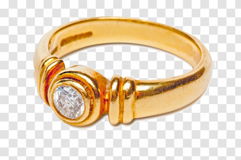 Wedding Ring Stock Photography Diamond - Gold Transparent PNG