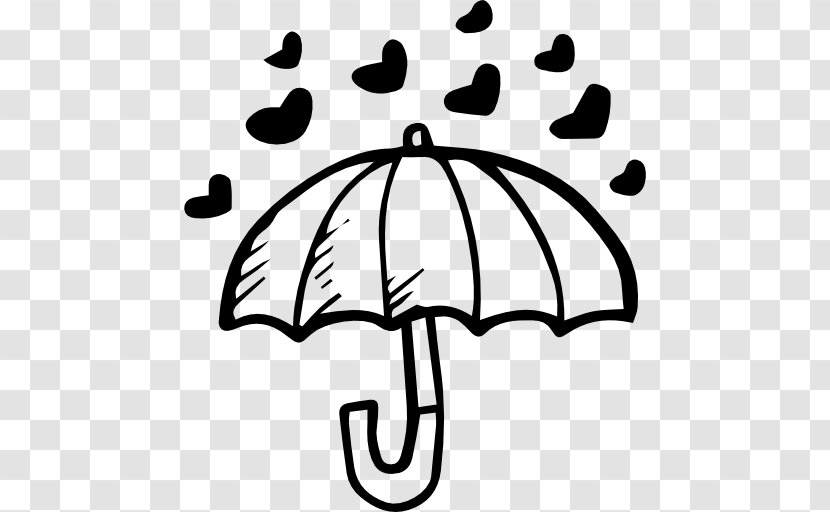 Umbrella Clip Art - Monochrome Transparent PNG