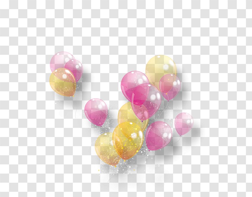 Balloon Yellow Purple Floating Material - Blue - Dream Transparent PNG