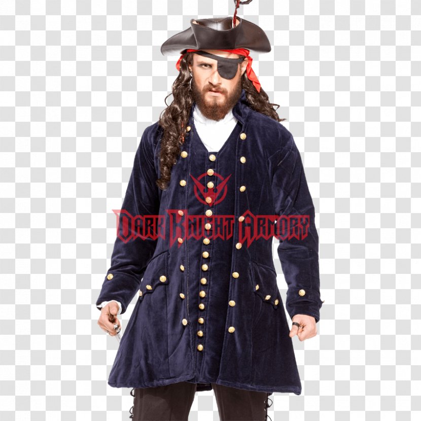 Coat Jacket Pirate Outerwear Lining - Kilt - Plus Thick Velvet Transparent PNG