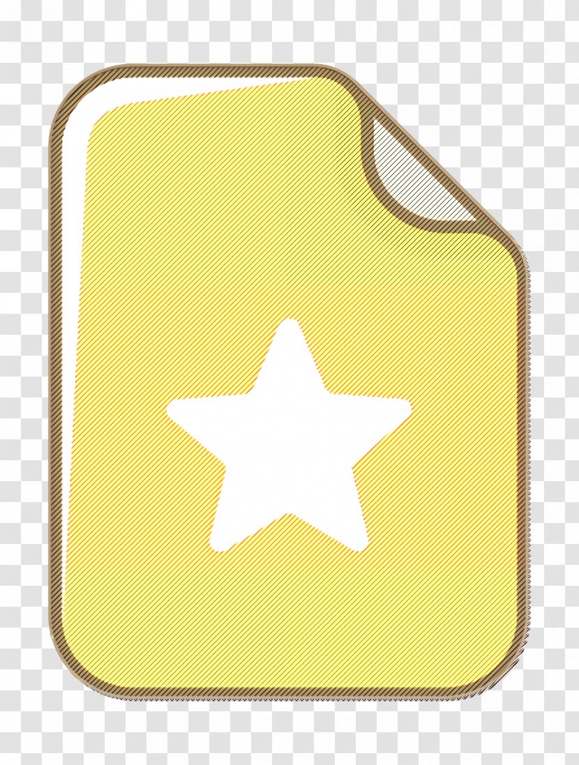 Award Icon Bookmark Documents - Yellow - Logo Transparent PNG