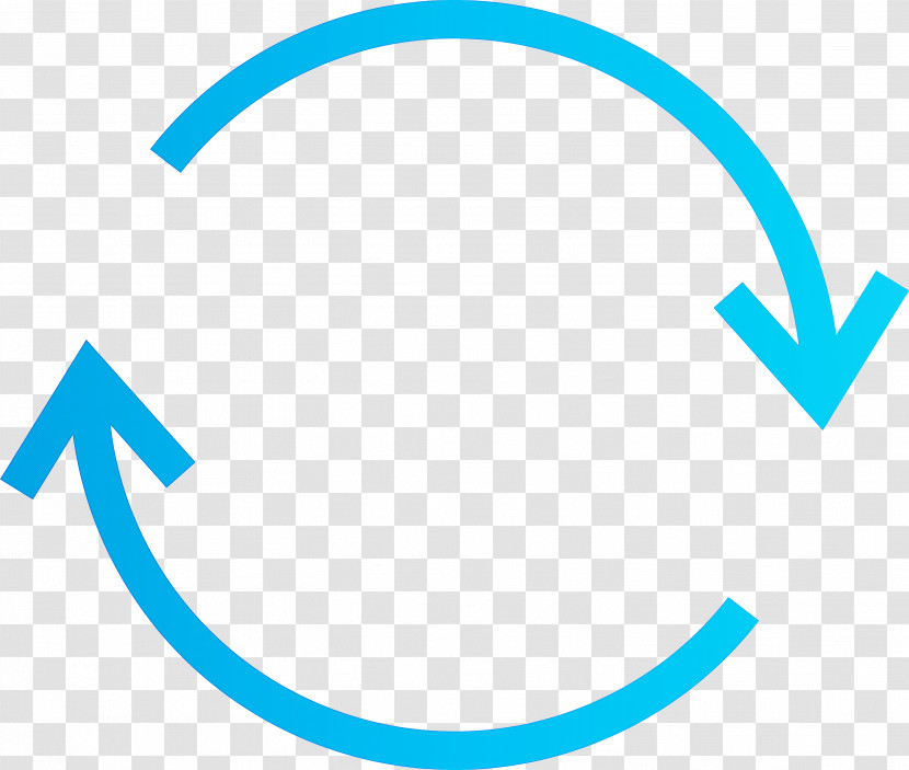 Turquoise Aqua Circle Line Icon Transparent PNG