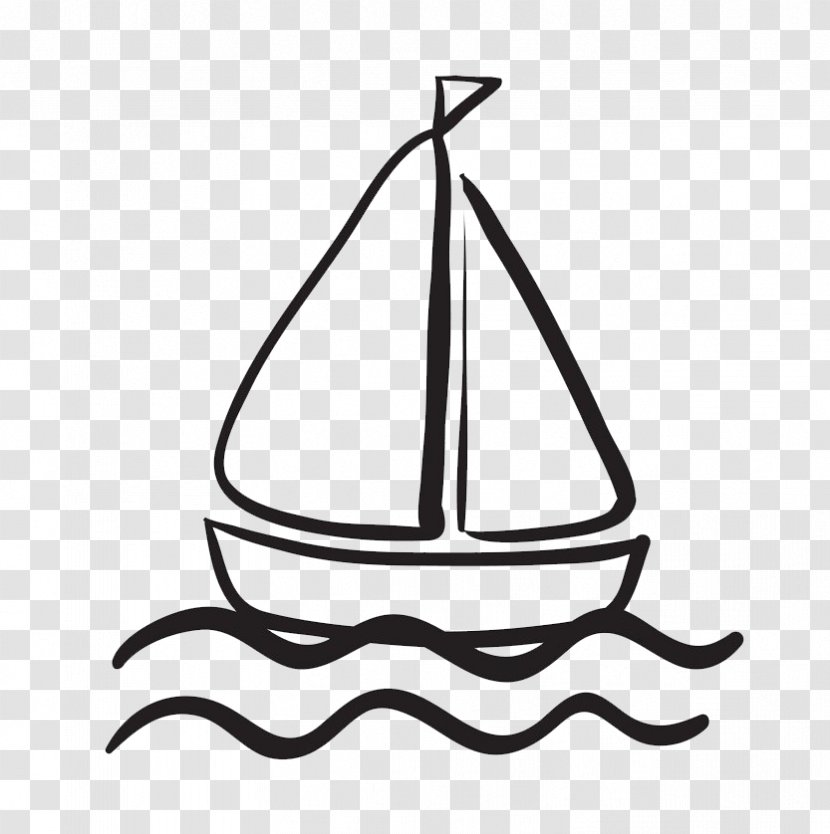 Royalty-free Sailboat Clip Art - Black Hand Painted Transparent PNG