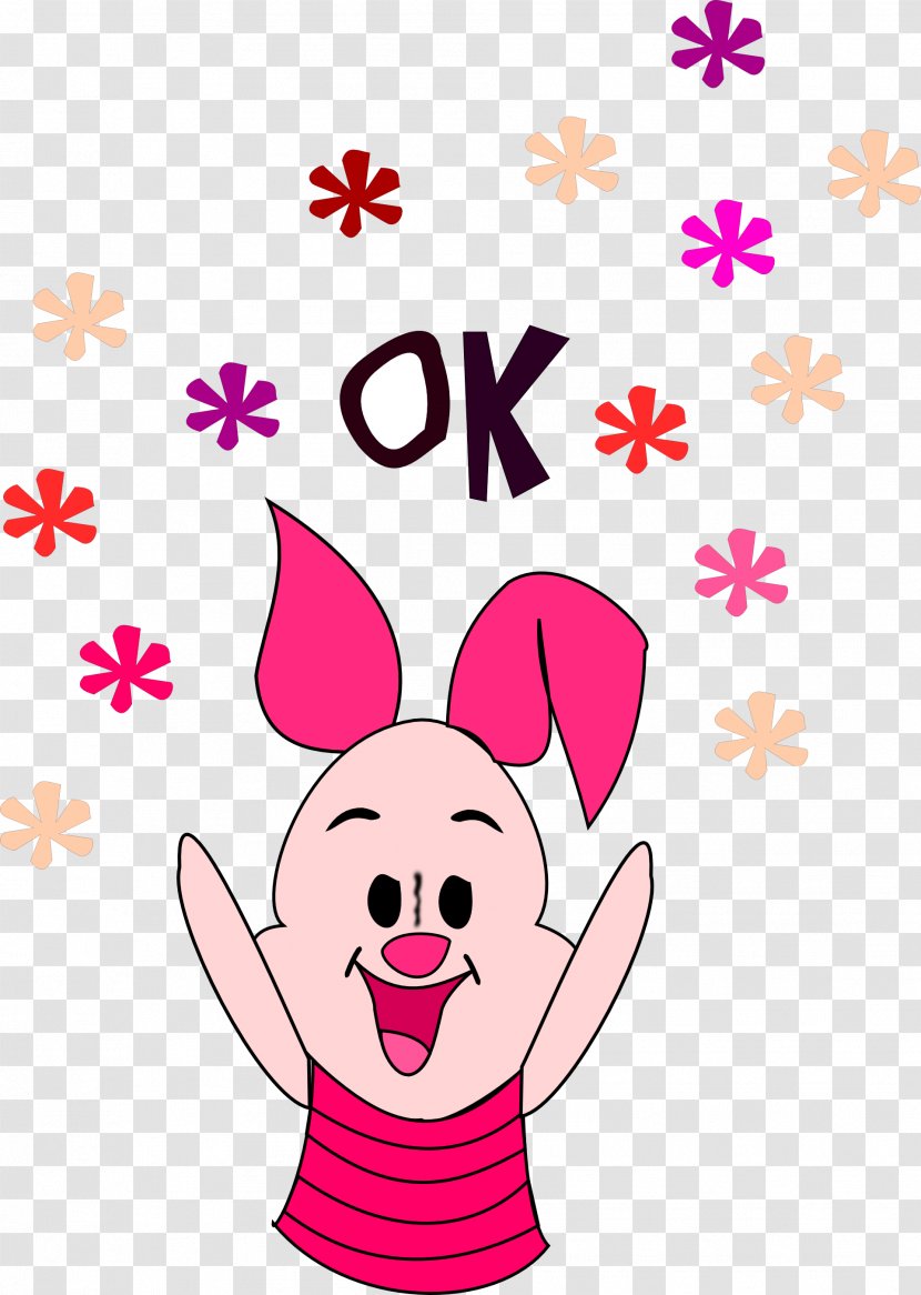 Smile Easter Bunny Rabbit Clip Art - Flower - Karakter Transparent PNG