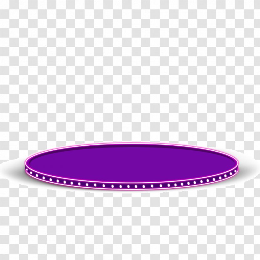Purple Pattern - Pink - Round Table Transparent PNG