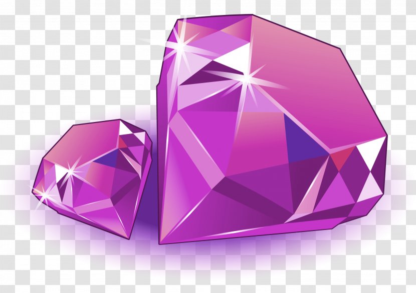 Avatar Clip Art - Magenta - Purple Simple Diamond Decoration Pattern Transparent PNG