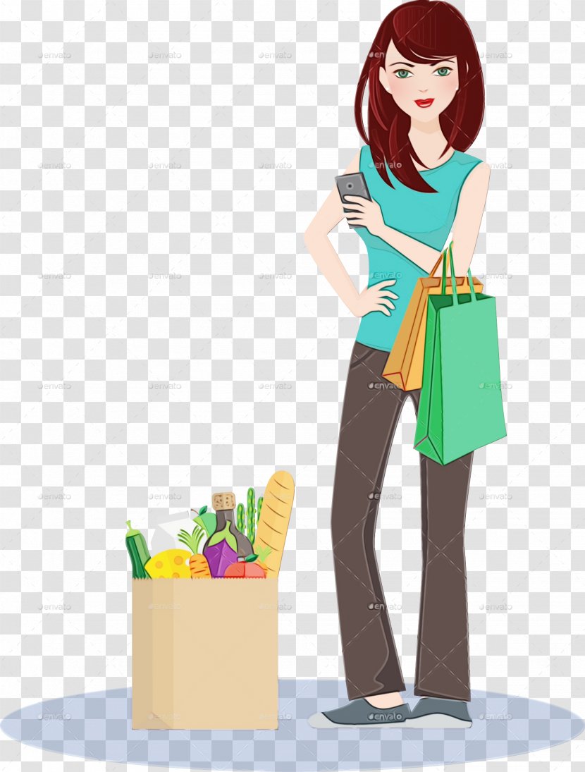 Girl Cartoon - Woman - Style Toy Transparent PNG