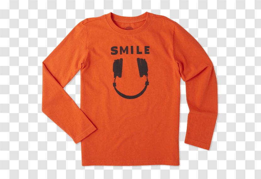 Long-sleeved T-shirt Life Is Good Company Clothing - Shirt - Kid Smile Transparent PNG