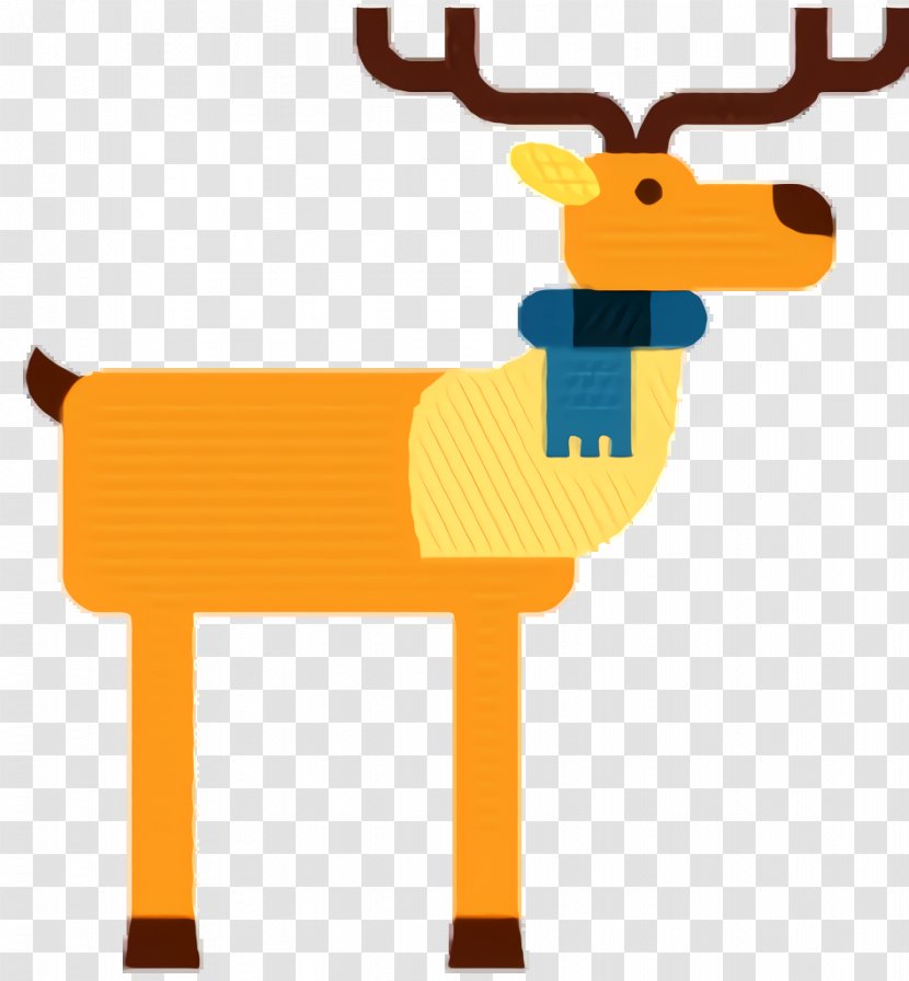 Reindeer Cartoon - Giraffids - Tail Toy Transparent PNG