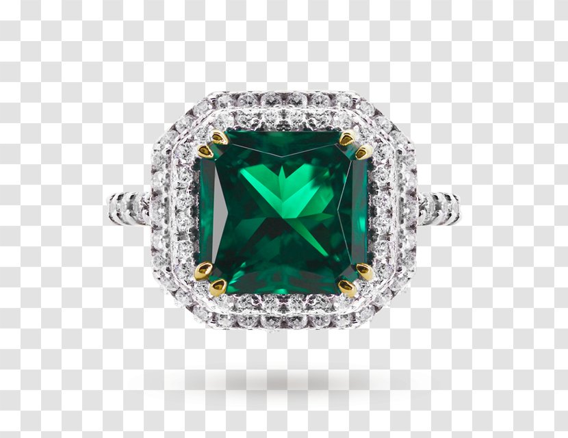 Earring Jewellery Emerald Carat - Cubic Zirconia - Bling Transparent PNG