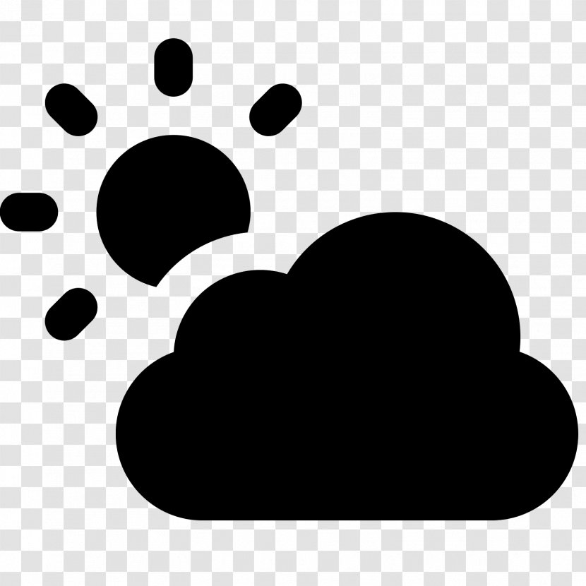 Black Silhouette White Clip Art - Animal - Cloudy Transparent PNG