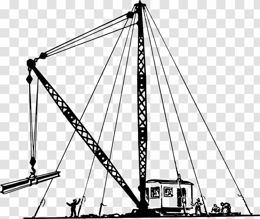 Derrick Crane Ship Building Clip Art - Vessel Transparent PNG