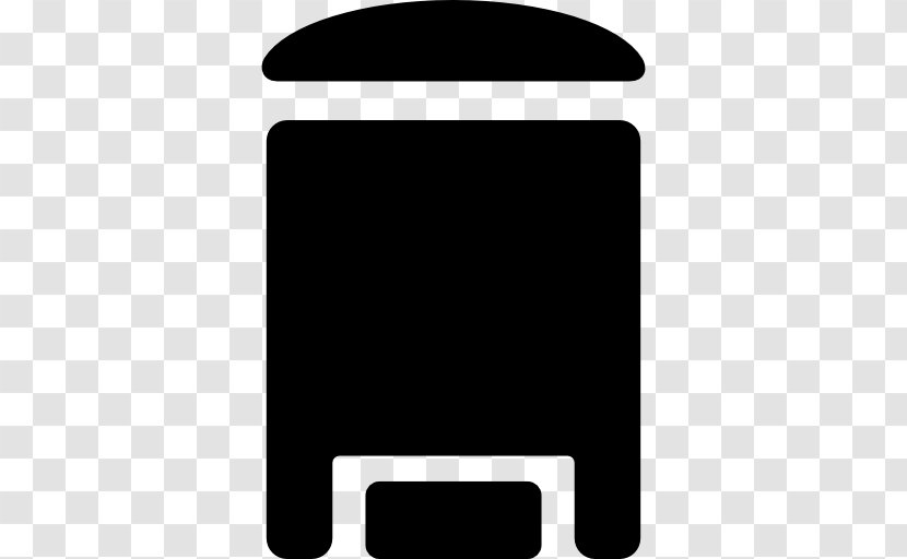 Recycling Bin Rubbish Bins & Waste Paper Baskets - Black And White Transparent PNG
