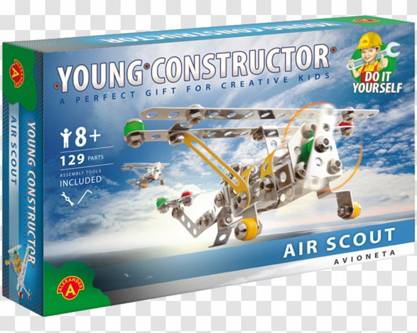 Airplane Child Toy Block Constructor - Play - Air Scout Transparent PNG