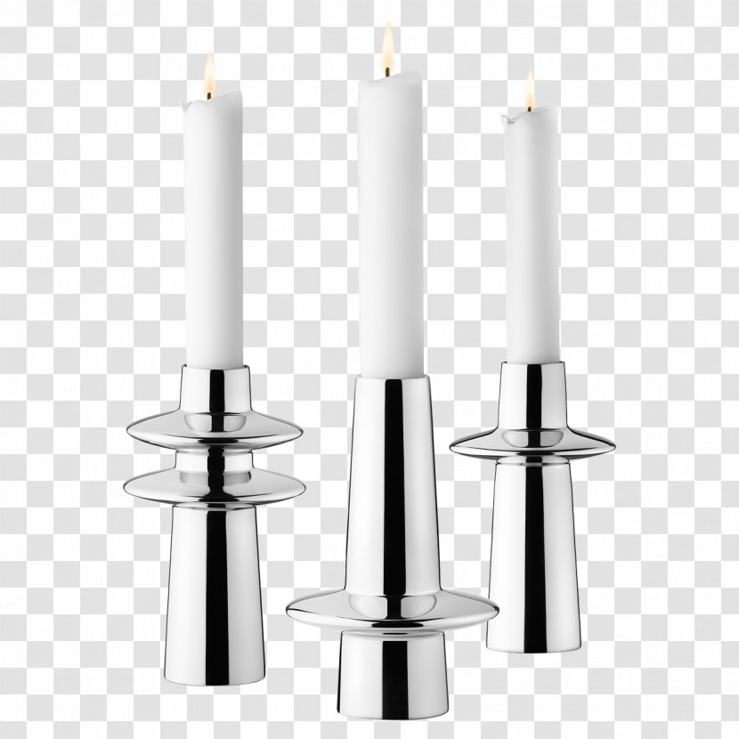 Candlestick Designer Candelabra - Ceramic Three-piece Transparent PNG