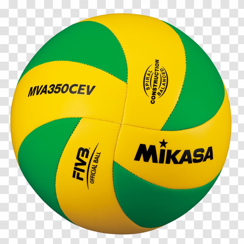 Mikasa Indoor Volleyball Sports - Coloring Pages Transparent PNG