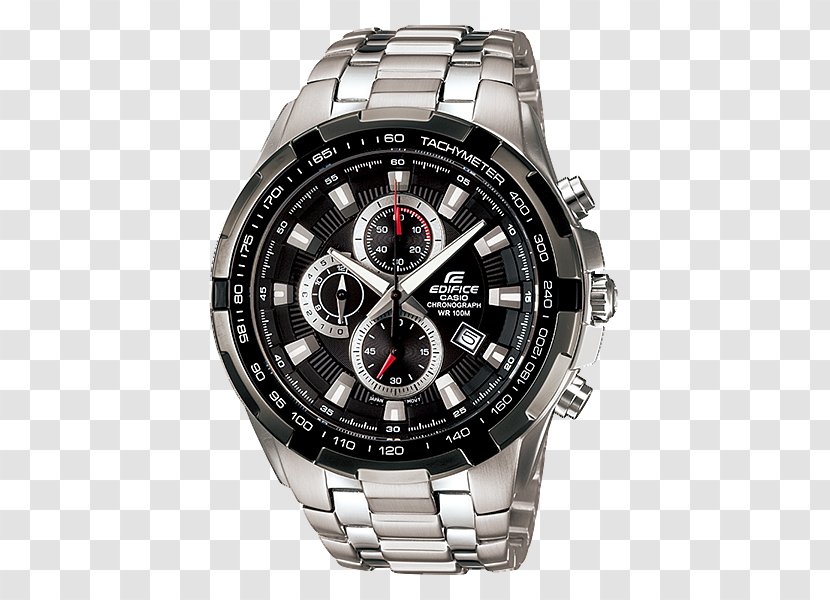 Casio EDIFICE EF-539D Watch Chronograph - Strap Transparent PNG