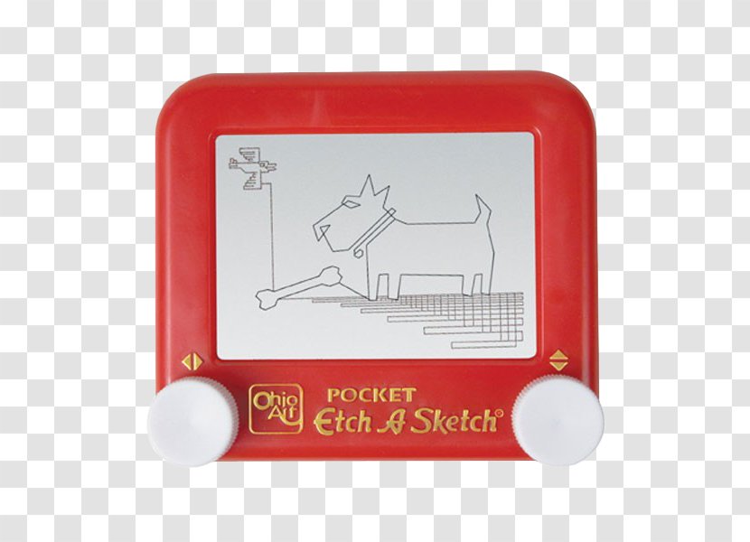 Etch A Sketch Magna Doodle Ohio Art Company - Red Pocket Transparent PNG