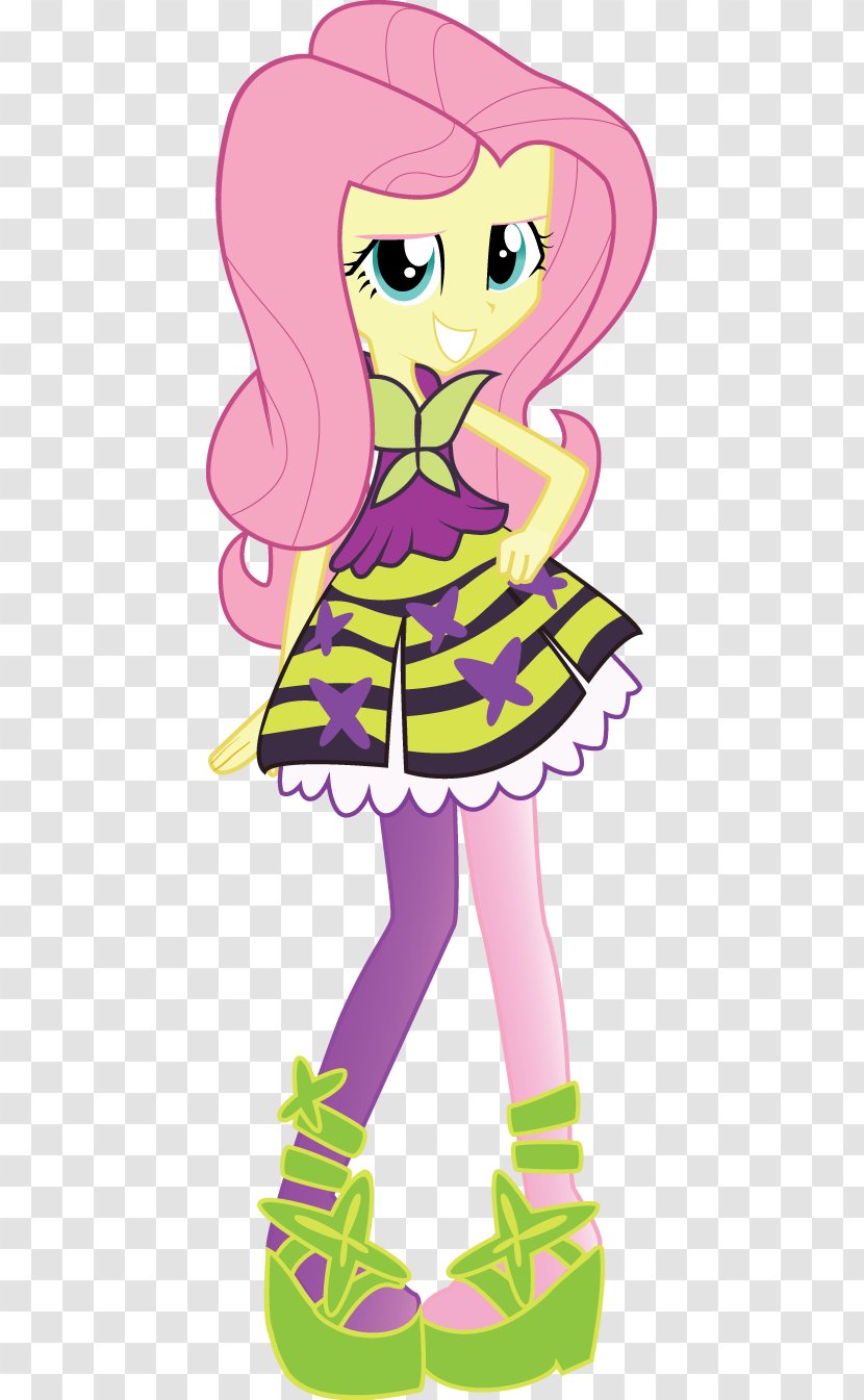 Fluttershy Ekvestrio Rainbow Dash Applejack My Little Pony: Equestria Girls - Silhouette - Pony Rocks Transparent PNG
