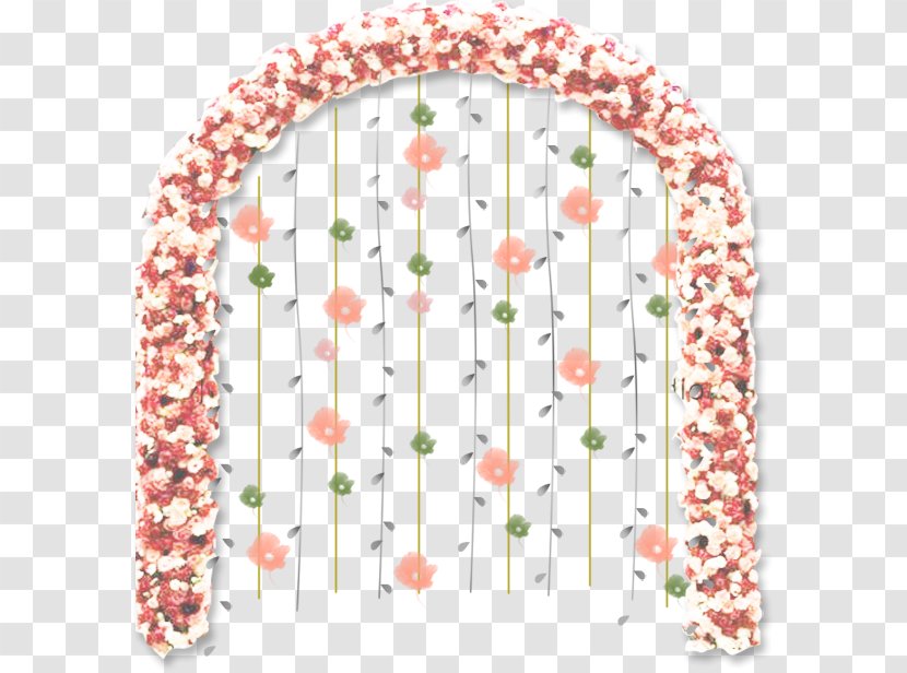 Wedding Marriage - Floral Design - Pink Romantic Door Transparent PNG