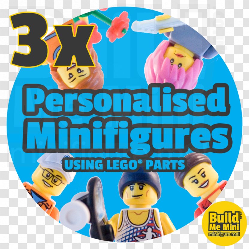 Toy Font Recreation Product - Video Game Software - Lego Mini Figure Transparent PNG