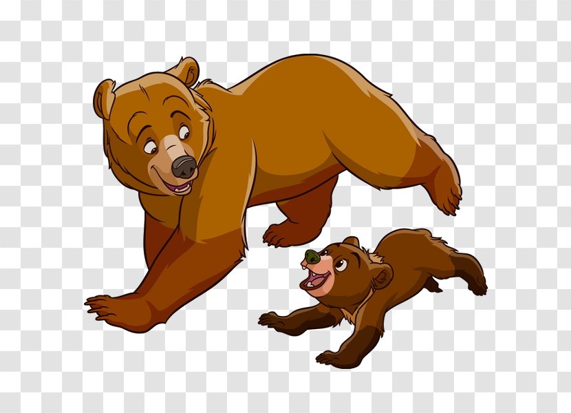 Brown Bear Grizzly Cartoon Animal Figure Transparent PNG