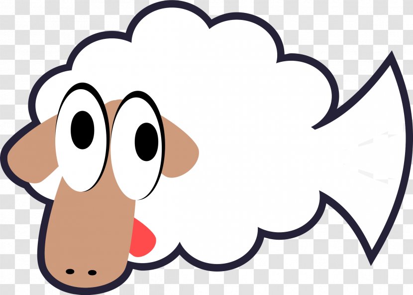 Sheep Lamb And Mutton Clip Art - Cartoon Transparent PNG