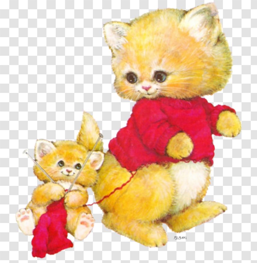 Kitten Cat Whiskers Stuffed Animals & Cuddly Toys - Flower Transparent PNG