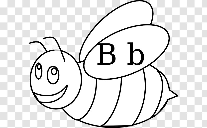 Honey Bee Bumblebee Drawing Clip Art - Cartoon - Bumble Template Transparent PNG
