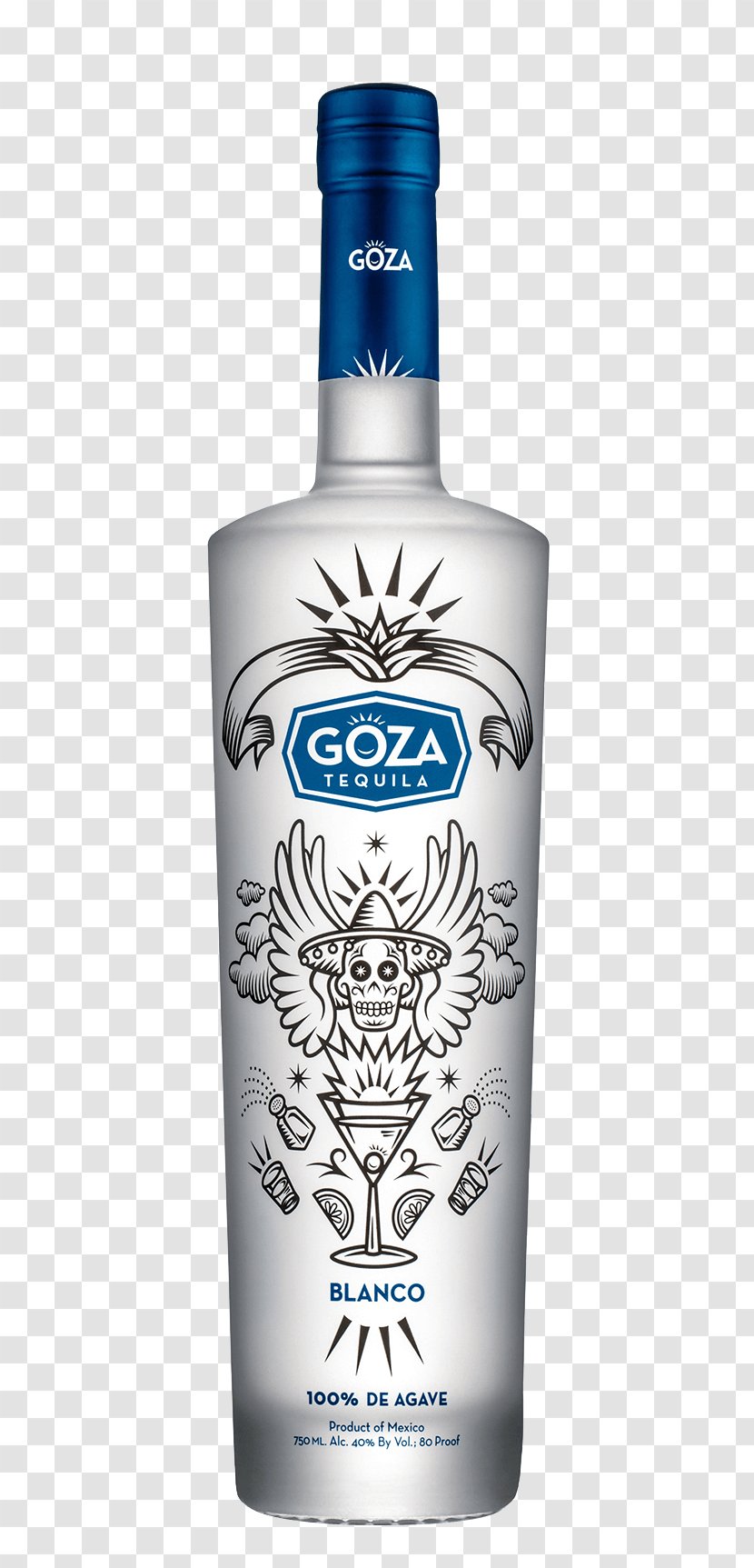 Vodka Tequila Distilled Beverage Mexican Cuisine Agave Azul - Drink - Bottles Transparent PNG
