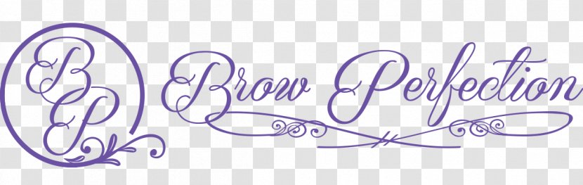 Logo Microblading Font Brand Calligraphy - Violet - Eyebrow Transparent PNG