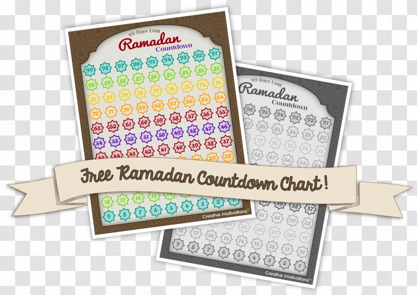 Ramadan Countdown Muslim Islam Eid Al-Fitr - Banner Transparent PNG
