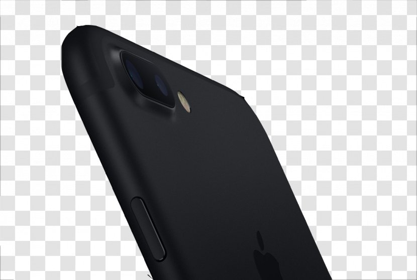 Technology - Black Apple Phone 7 Transparent PNG