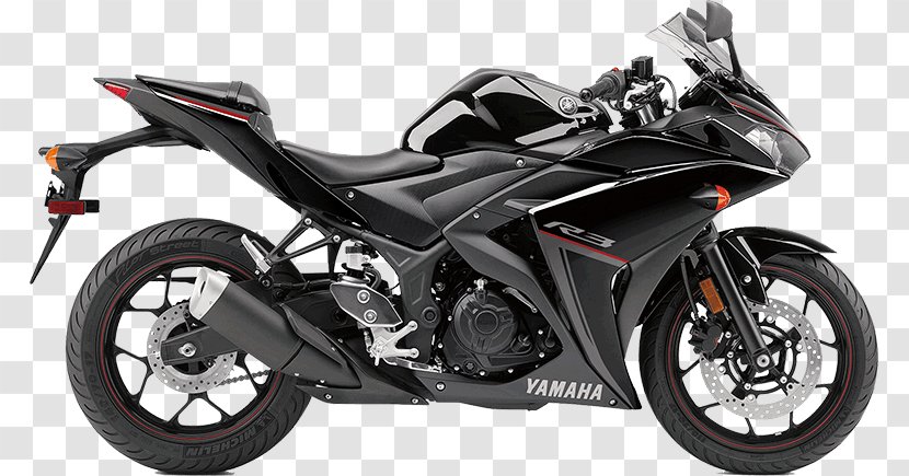 Yamaha YZF-R3 Motor Company YZF-R1 Motorcycle Sport Bike - Automotive Exhaust - Yzfr15 Transparent PNG