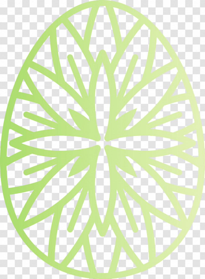 Green Leaf Pattern Symmetry Plant Transparent PNG