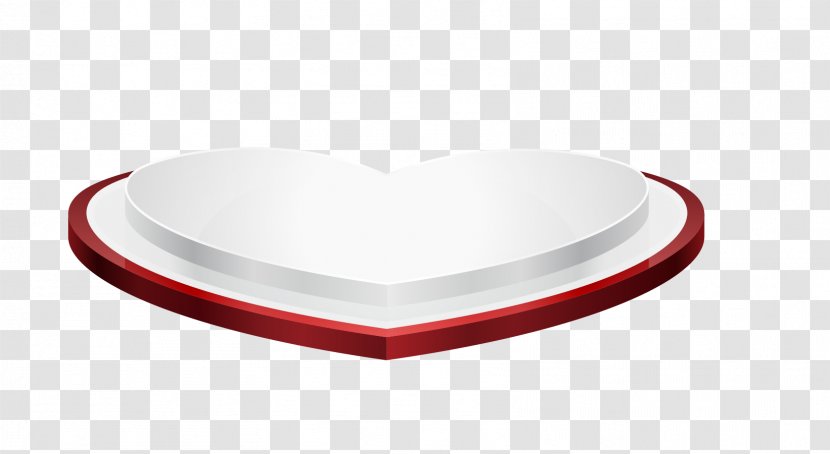 Angle Heart - Red - Vector Transparent PNG