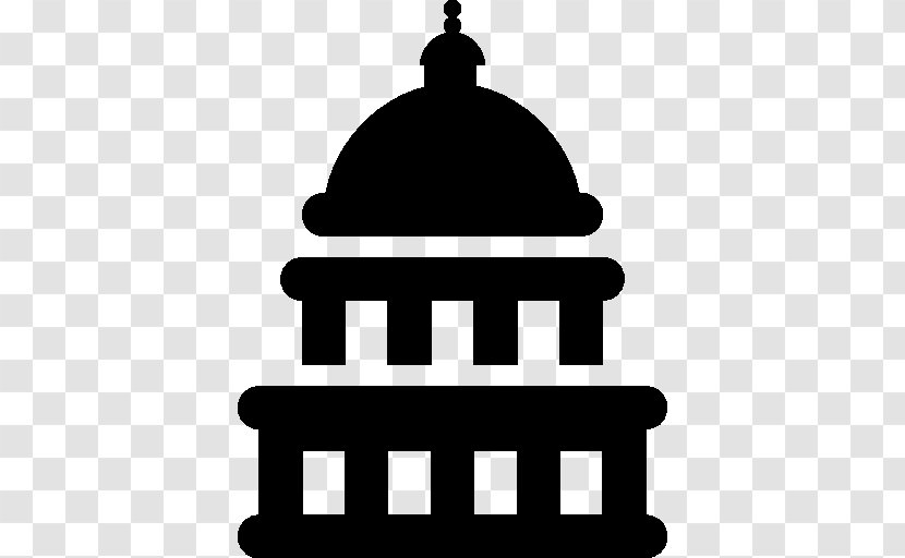 United States Capitol Dome Federal Government Of The - Monochrome Photography Transparent PNG