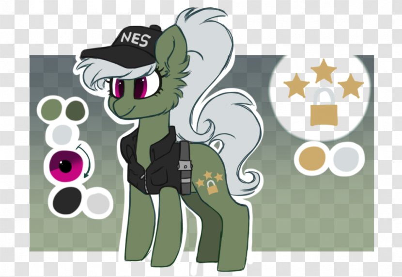 Horse Cartoon Green Character Transparent PNG