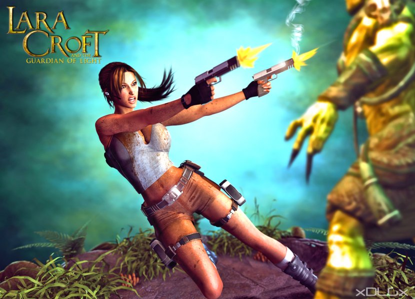 Lara Croft And The Guardian Of Light Tomb Raider: Underworld Video Game Crystal Dynamics - Frame Transparent PNG