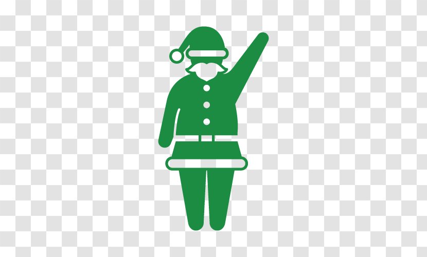 Santa Clause Christmas - Construction Worker Standing Transparent PNG