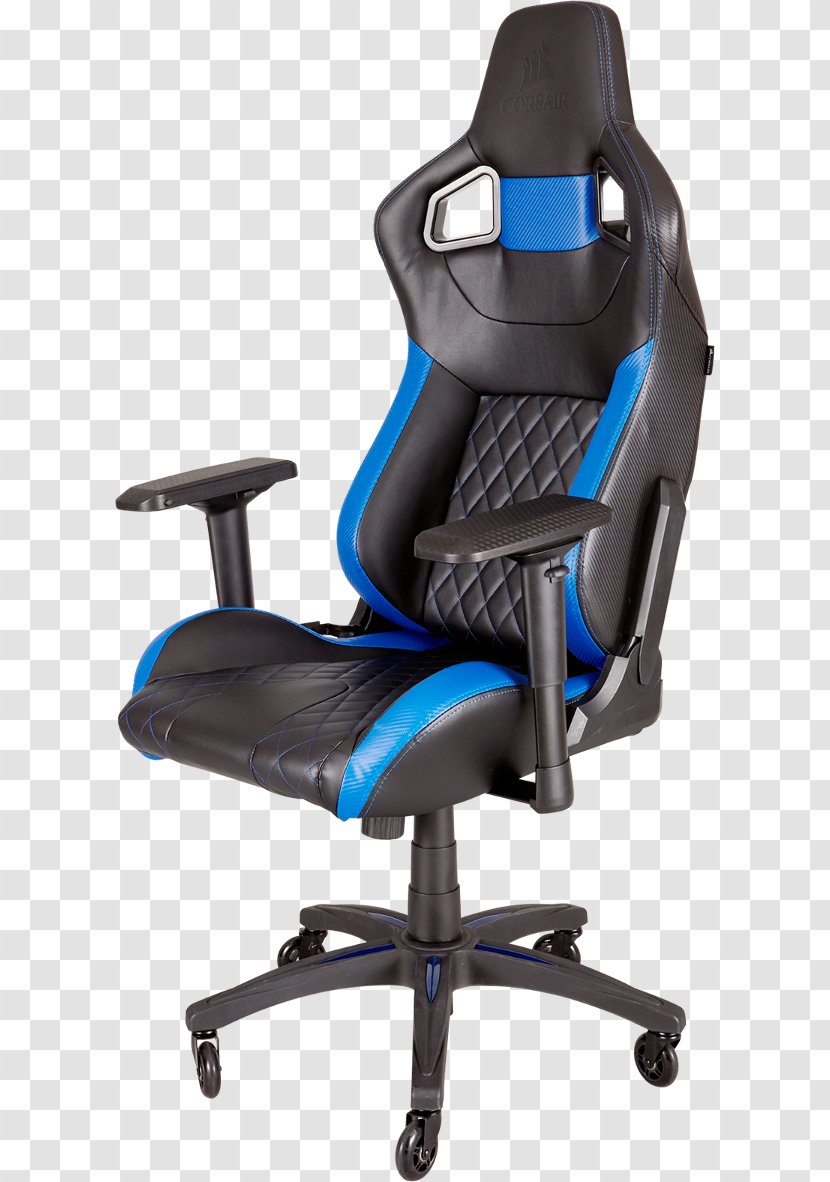 Gaming Chairs Corsair T1 Race Chair Office & Desk Video Games - Watercolor Transparent PNG
