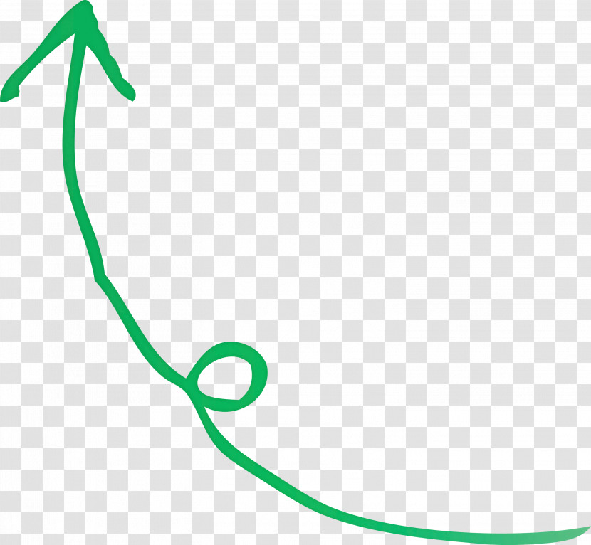 Curved Arrow Transparent PNG