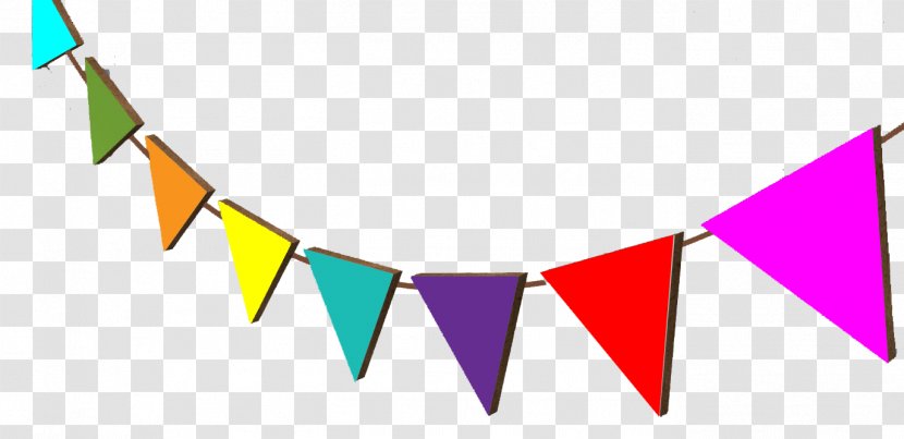 Vietnam Bunting Clip Art - Green - Birthday Banner Transparent PNG