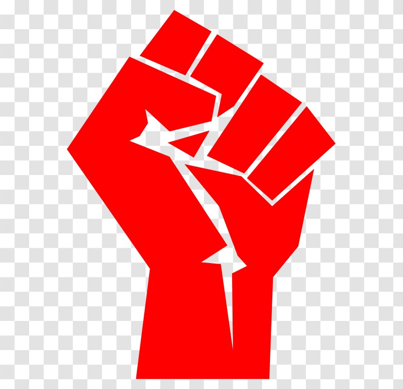 Raised Fist Communism Socialism Communist Symbolism - Area - Hammer And Sickle Transparent PNG