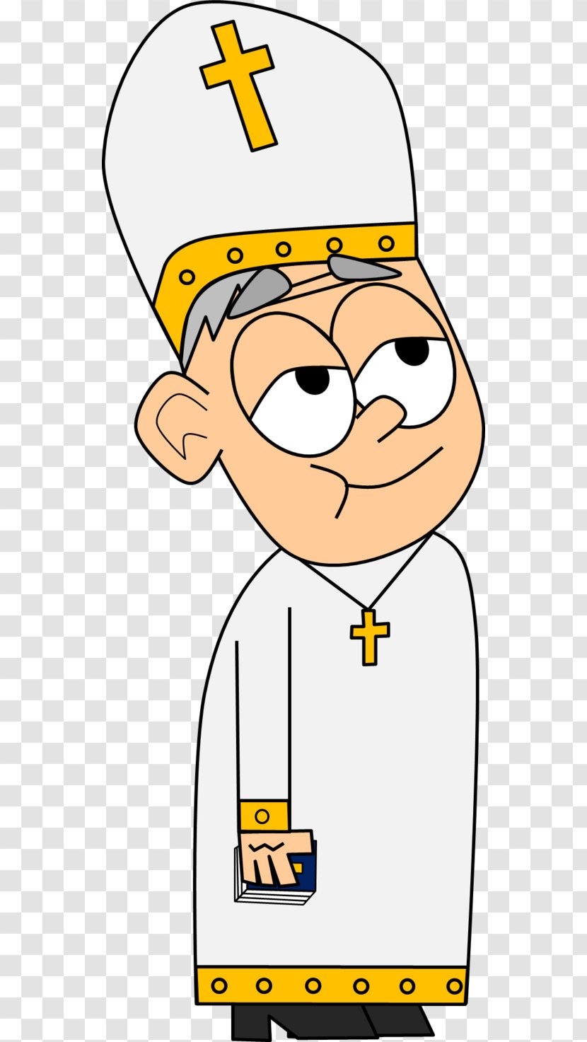 Fan Art Pope Clip - Cartoon - Francis Transparent PNG