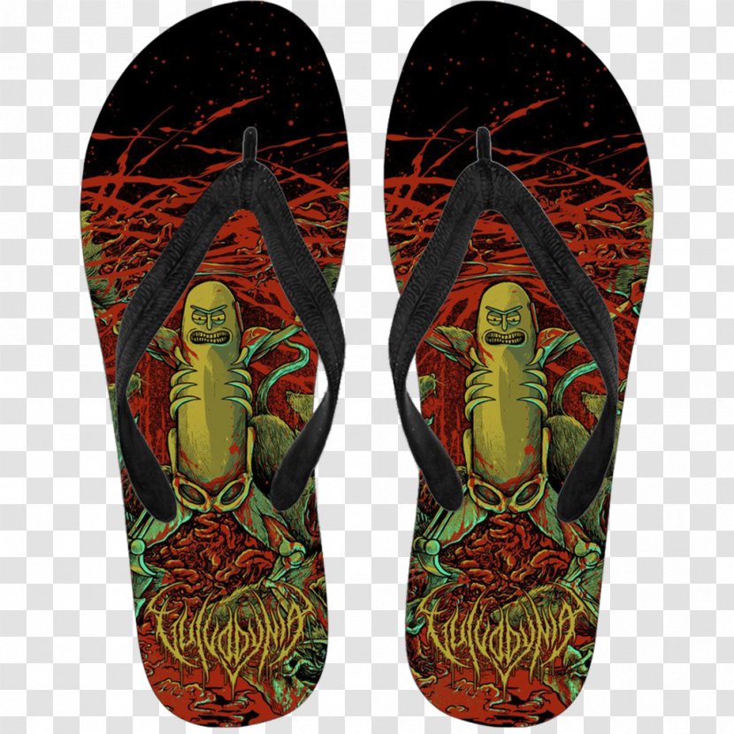 Flip-flops Clothing Shoe Vulvodynia Pickle Rick - Hat Transparent PNG