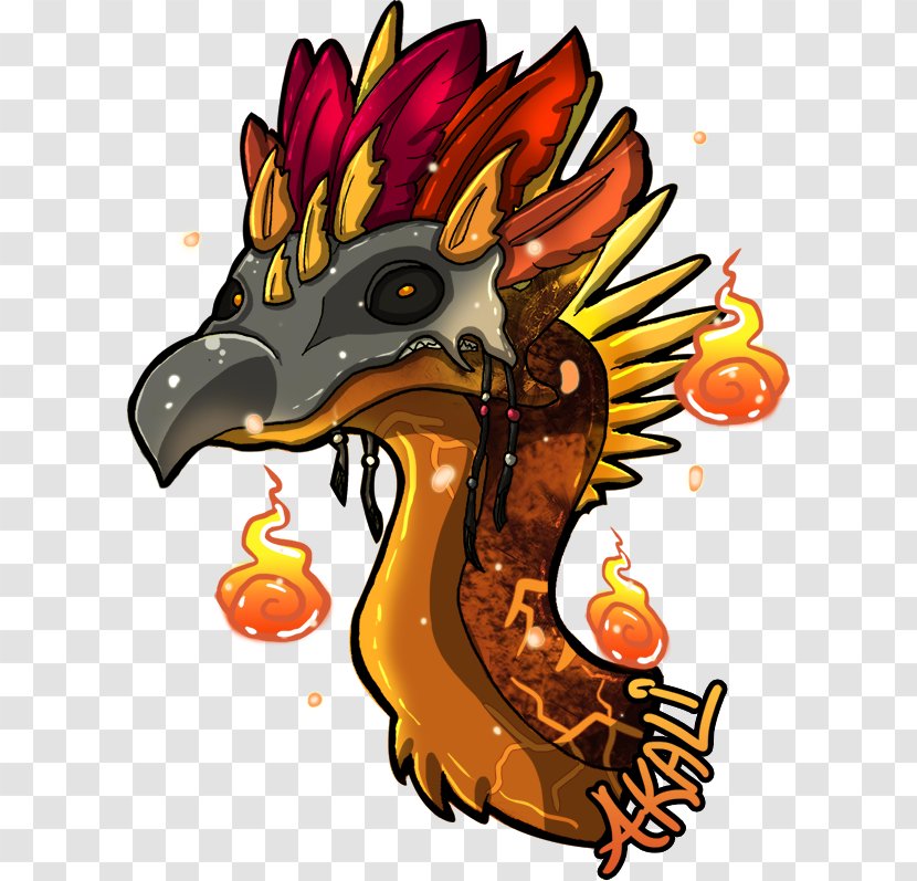 Dragon Beak Chicken As Food Clip Art - Mythical Creature Transparent PNG