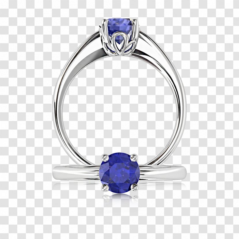 Sapphire Ring Jewellery Diamond Tanzanite - Solitaire Transparent PNG