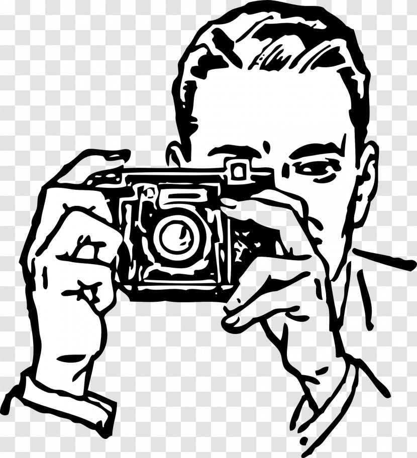 Photography Photographer Free Content Clip Art - Cartoon - Man Transparent PNG